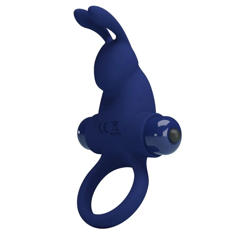 Pretty Love Jiro – Anello vibrante coniglio in silicone
