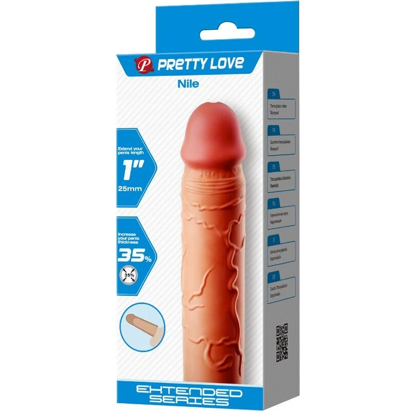 Pretty Love Nile Cover – Estensore per pene color carne – foto 6