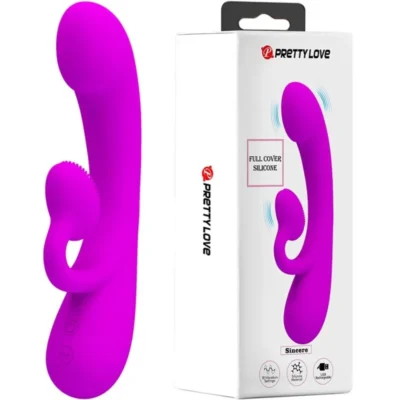 Pretty Love Sincero – Vibratore rabbit in silicone viola