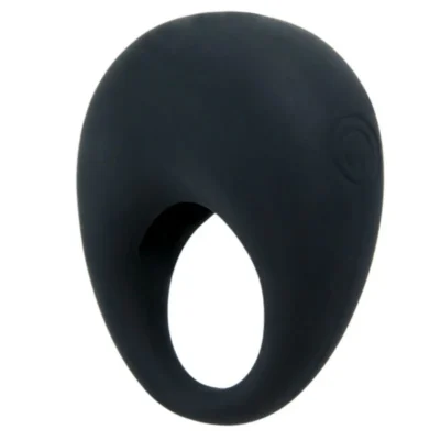 Pretty Love Trap – Anello vibrante in silicone nero