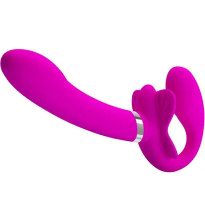 Pretty Love Valerie – Strap-on doppio vibrante senza lacci