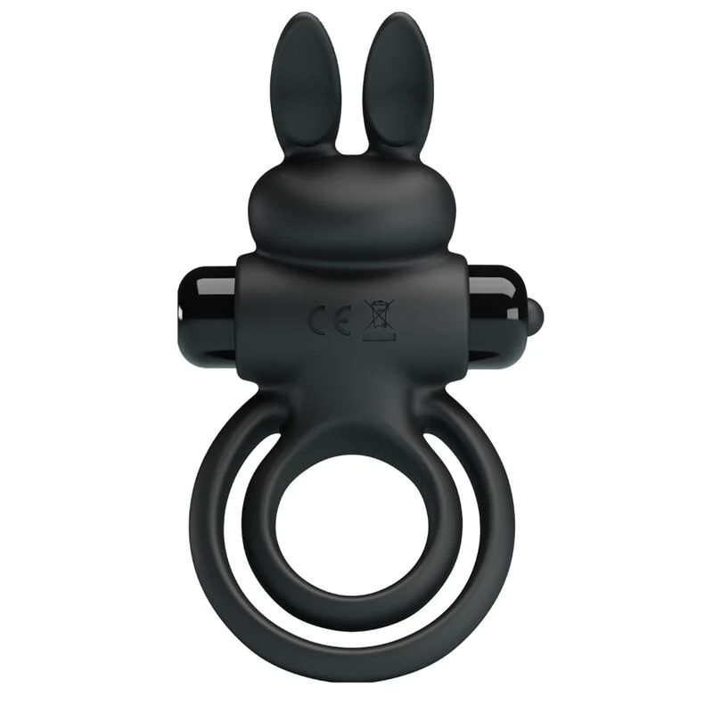 Pretty Love Vibrator III – Anello vibrante rabbit per pene