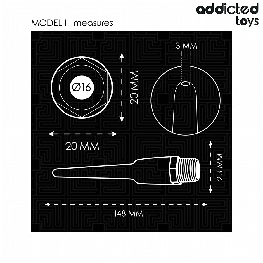 Pulitore Anale Addicted Toys Modello 1 – Adattatore doccia – foto 5