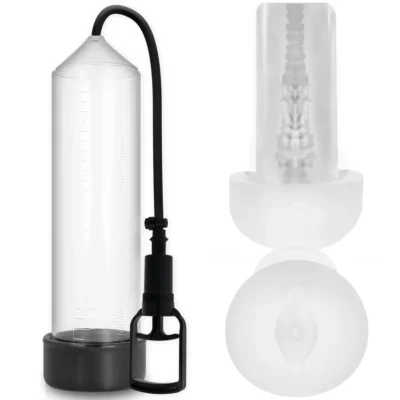 Pump Addicted Rx7 – Pompa trasparente con masturbatore