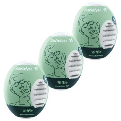 Satisfyer Egg Riffle – 3 uova masturbatori usa e getta