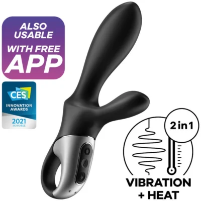 Satisfyer Heat Climax+ – Vibratore anale con calore e app