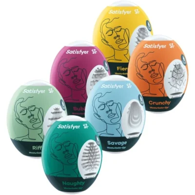 Satisfyer Masturbator Egg – Set da 6 uova monouso