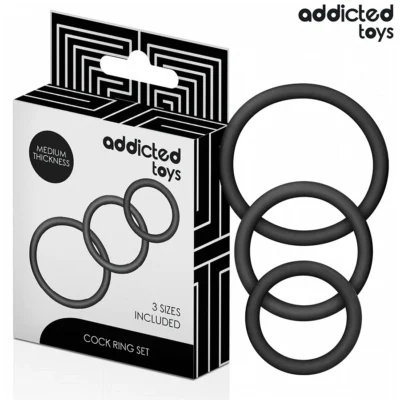 Set anelli Addicted Toys – 3 anelli in silicone