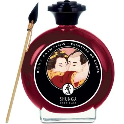 Shunga Body Painting – Pittura commestibile fragola e cava