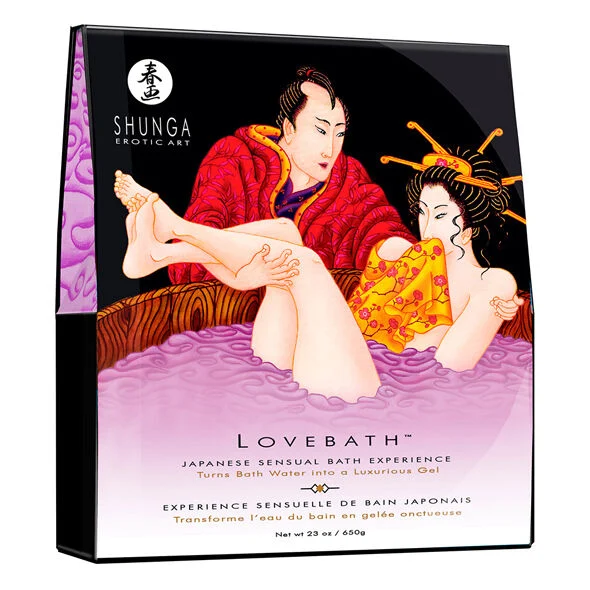 Shunga Lovebath – Gel da bagno sensuale Lotus 650 g