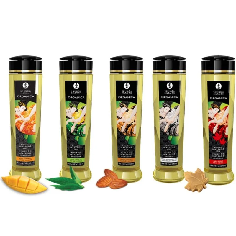 Shunga Organica Mango – Olio da massaggio baciabile 240 ml – foto 2