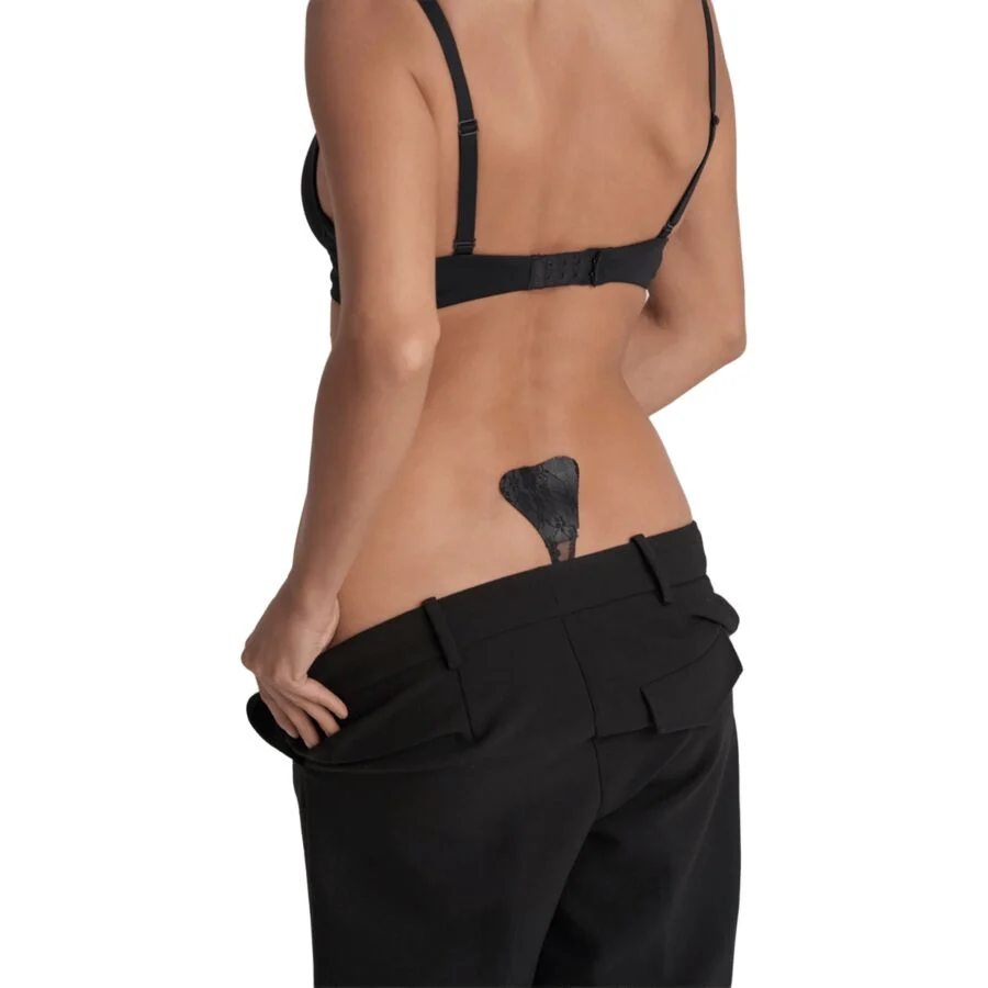 Tanga adesivo Bye Bra – Perizoma in pizzo riutilizzabile – foto 4