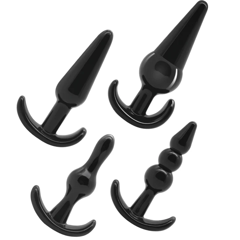 Tappi anali Addicted Toys – Set di 4 plug in silicone – foto 3