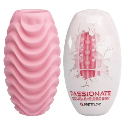 Uovo masturbatore Pretty Love – Doppia faccia rosa