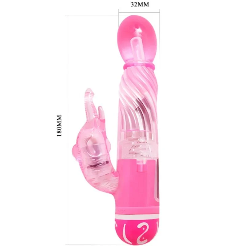 Vibratore Rabbit Baile – Stimolatore clitorideo rosa – foto 5