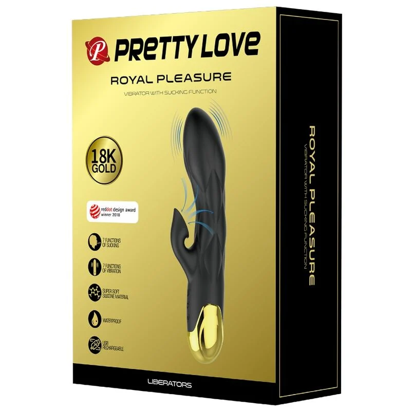 Vibratore Rabbit Pretty Love – Lusso nero ricaricabile – foto 7