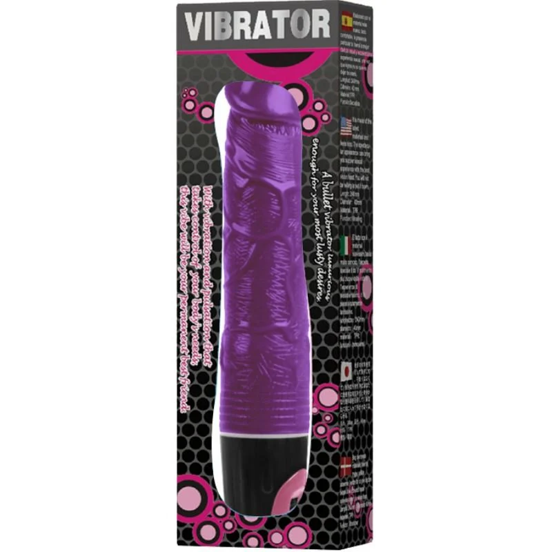 Vibratore realistico Baile – Multivelocità, colore lilla – foto 2
