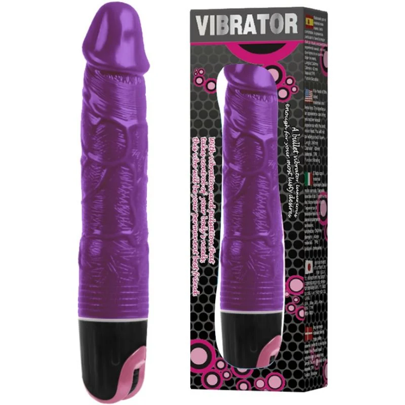 Vibratore realistico Baile – Multivelocità, colore lilla – foto 3