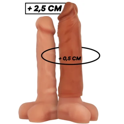 VirilXL V5 – Estensione del pene in silicone marrone