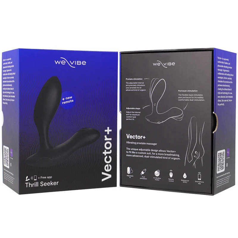 We-Vibe Vector+ – Massaggiatore prostatico con telecomando e app – foto 18